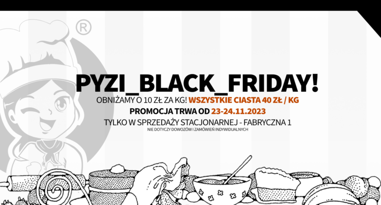 Black Friday 2023 w PyziPyzi 23-24.11 – szczegóły promocji
