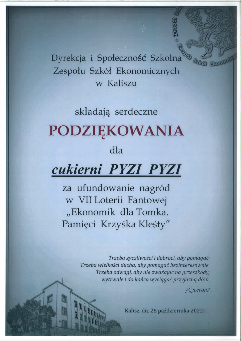 Podziekowania dla