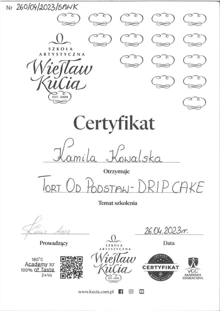 Wieslaw kucia torty artystyczne