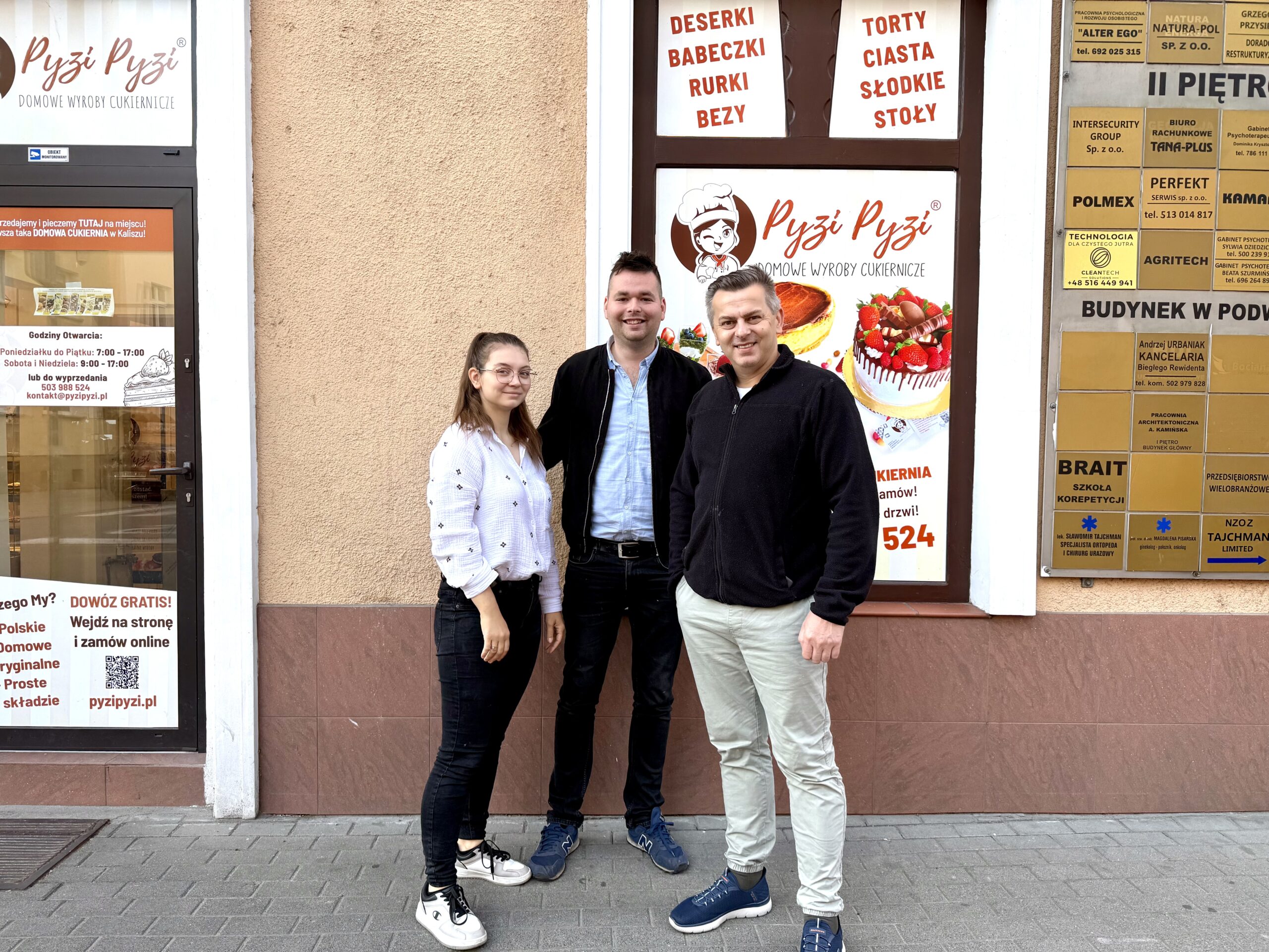 Rzemieślnik z wizytacją w PyziPyzi. Czyli Mirosław Kurek i nasza cukiernia